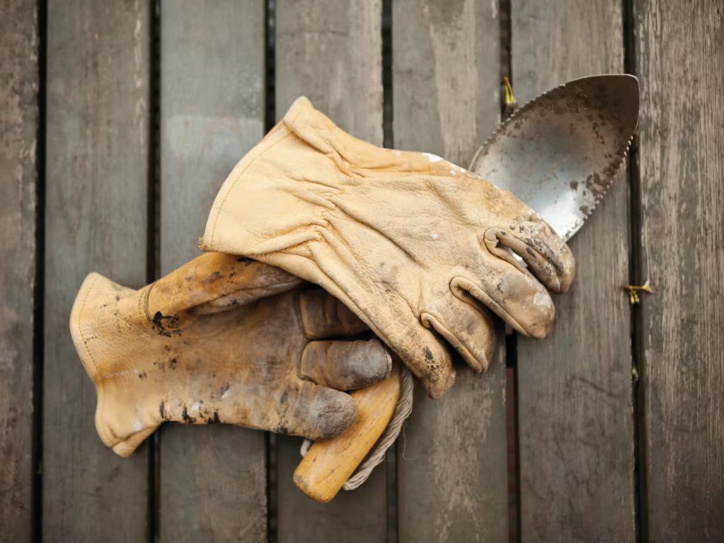 Prospect Heights House - gardening tools