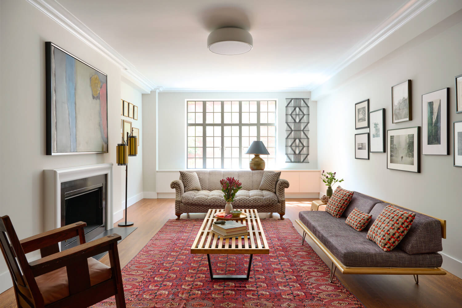 Upper East Side Apartment, Living Room by Sherman Architects