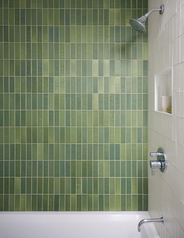 Upper East Side Apartment, Bathroom Tile by Sherman Architects