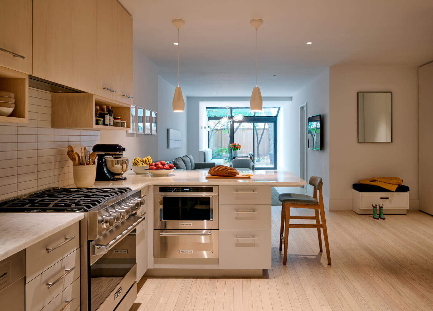 Upper West Side Duplex, Kitchen by Sherman Architects