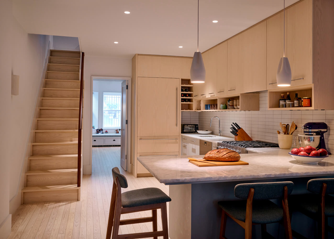 Upper West Side Duplex, Kitchen by Sherman Architects