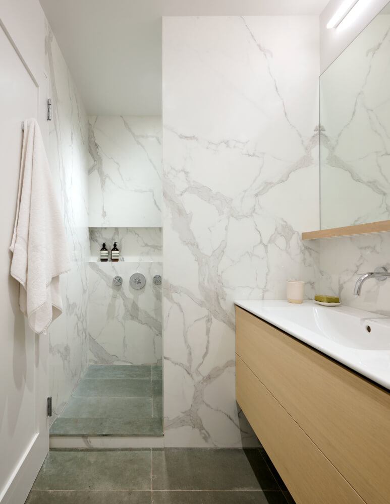 Upper West Side Duplex, Bathroom by Sherman Architects