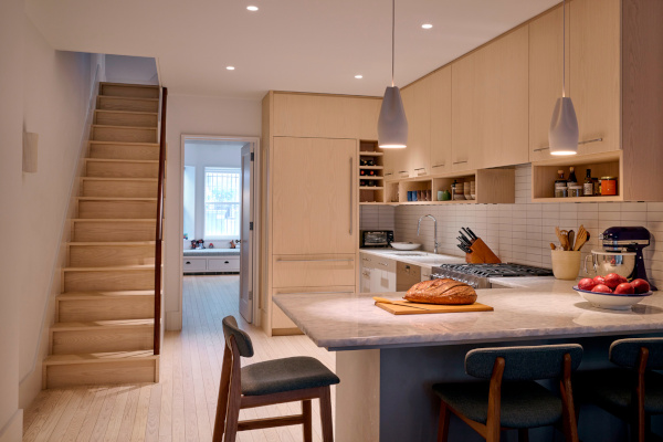 Upper West Side Duplex, Kitchen by Sherman Architects