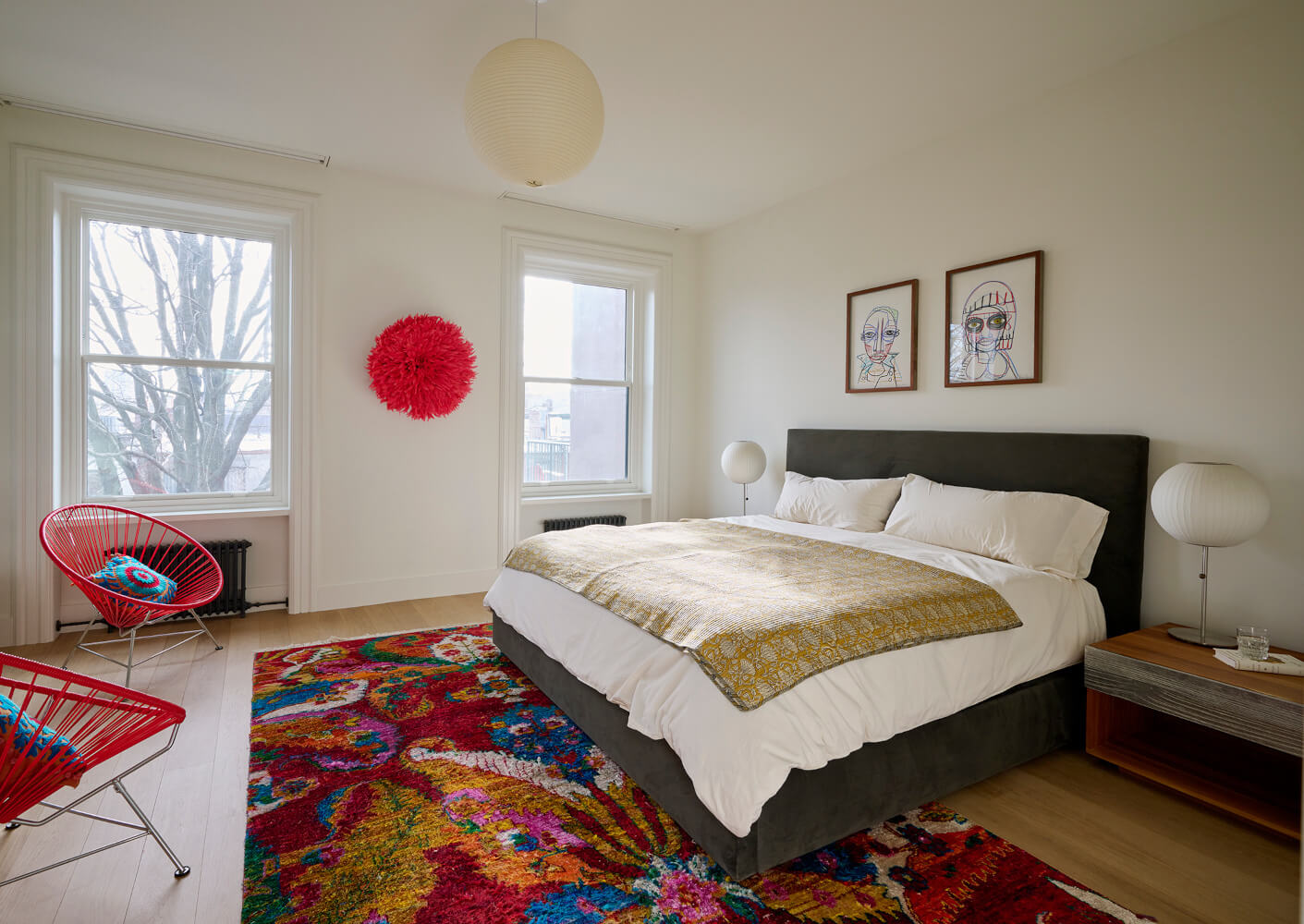 Manhattan Brownstone primary bedroom