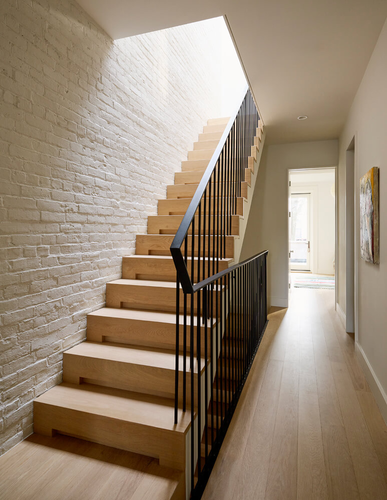 Manhattan Brownstone stairhall