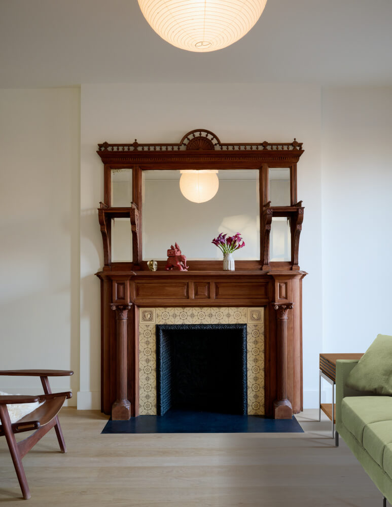 Manhattan Brownstone mantle