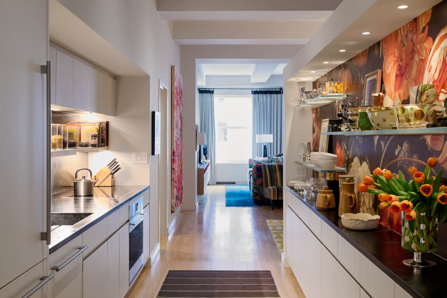 Financial District Apartment kitchen