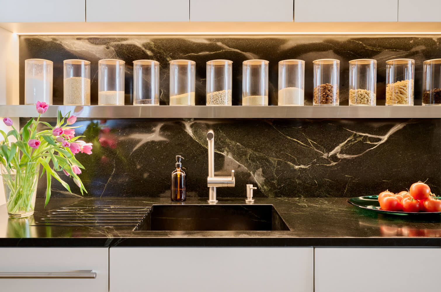Financial District Apartment kitchen