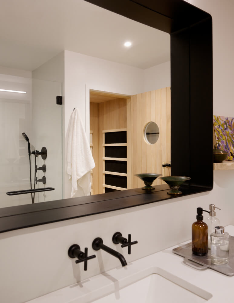 Financial District Apartment primary bathroom
