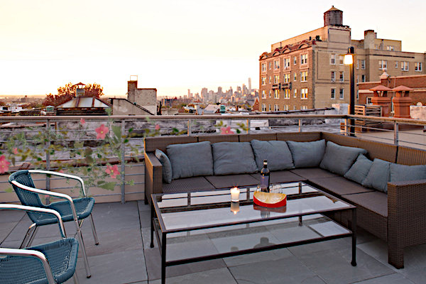 Park Slope Brownstone - upper roof deck