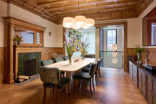 Upper West Side Brownstone - dining room