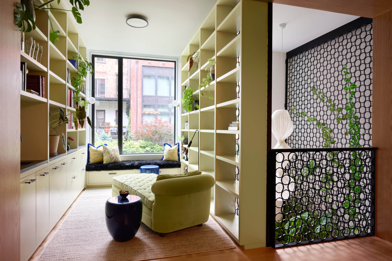 Upper West Side Brownstone - reading room