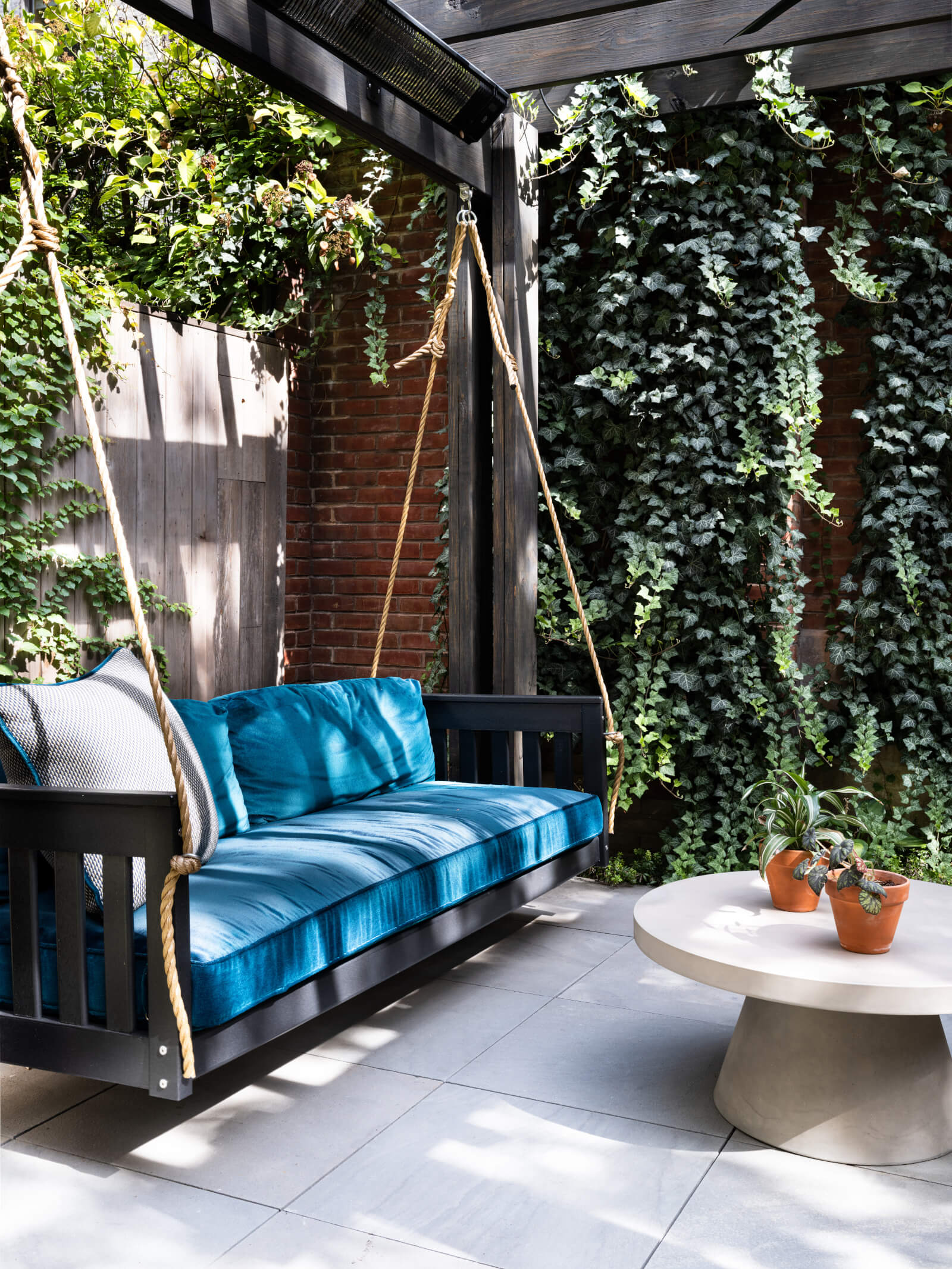 Upper West Side Brownstone backyard