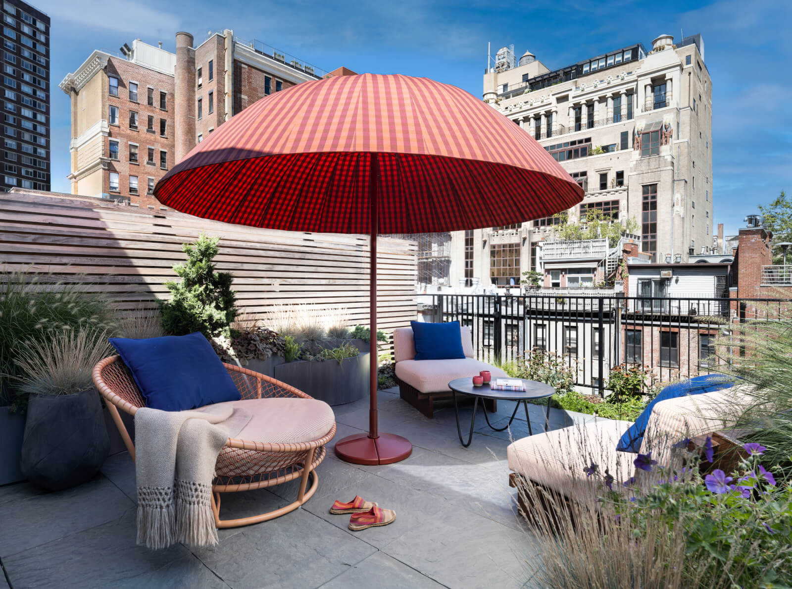 Upper West Side Brownstone roof deck