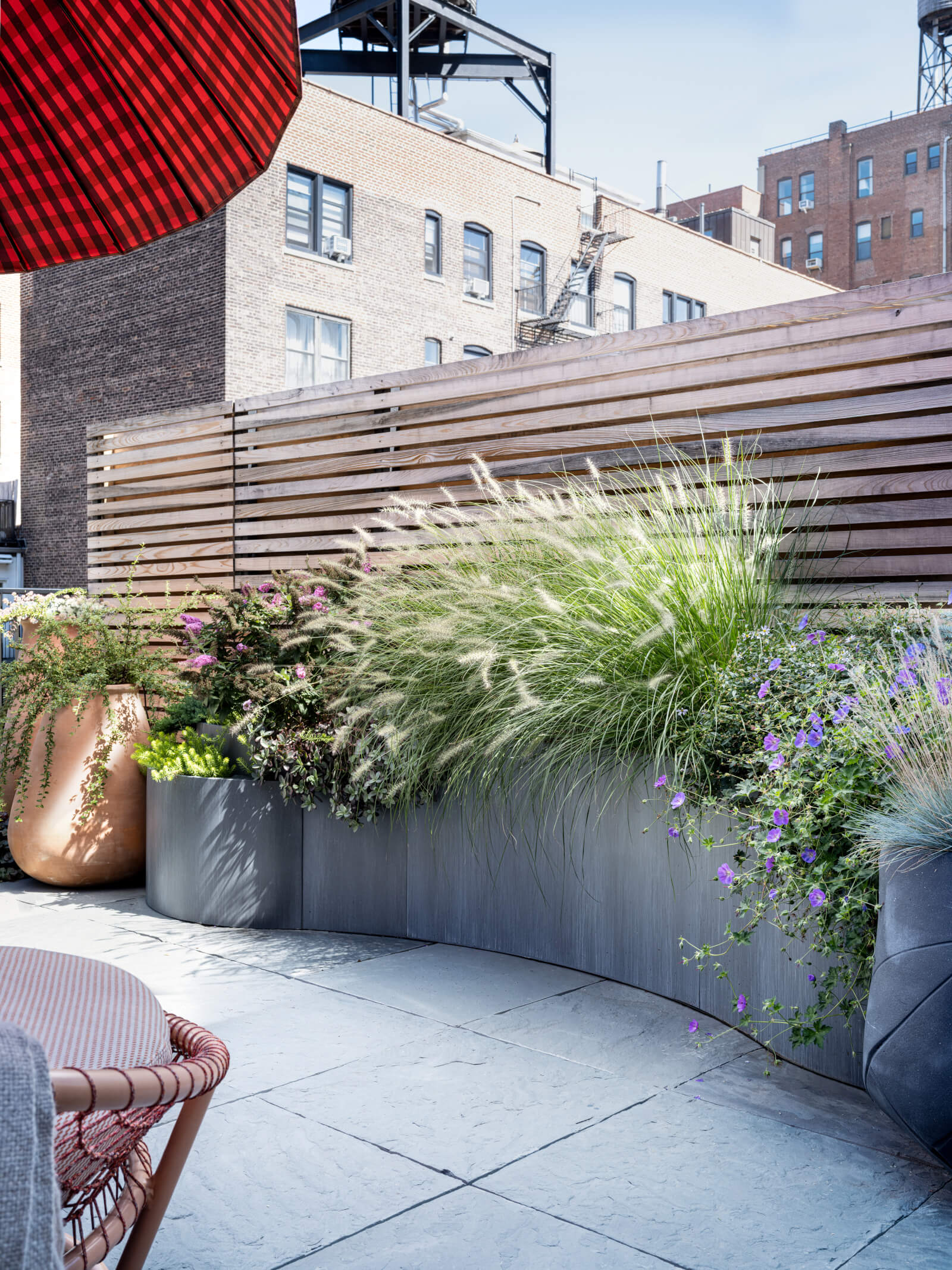 Upper West Side Brownstone roof deck