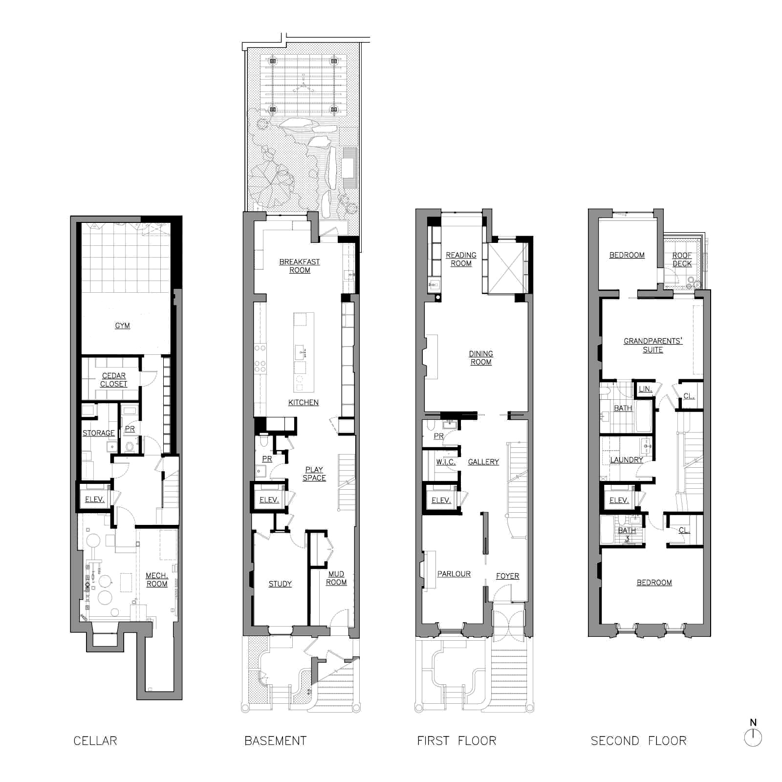 Upper West Side Brownstone plans