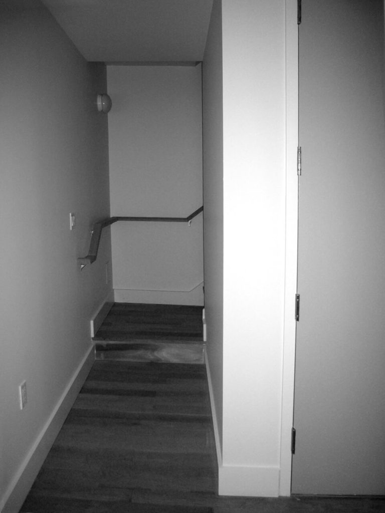 Brooklyn Heights Carriage House_before photo of stair