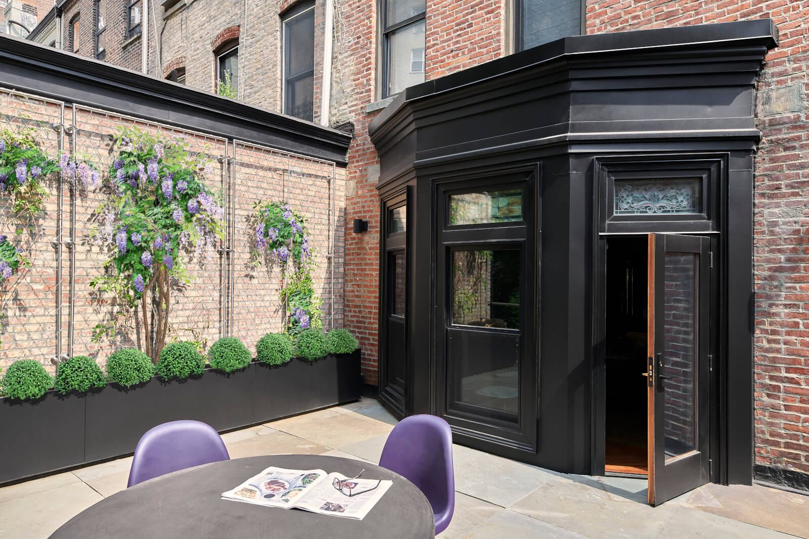 Prospect Heights Row House terrace