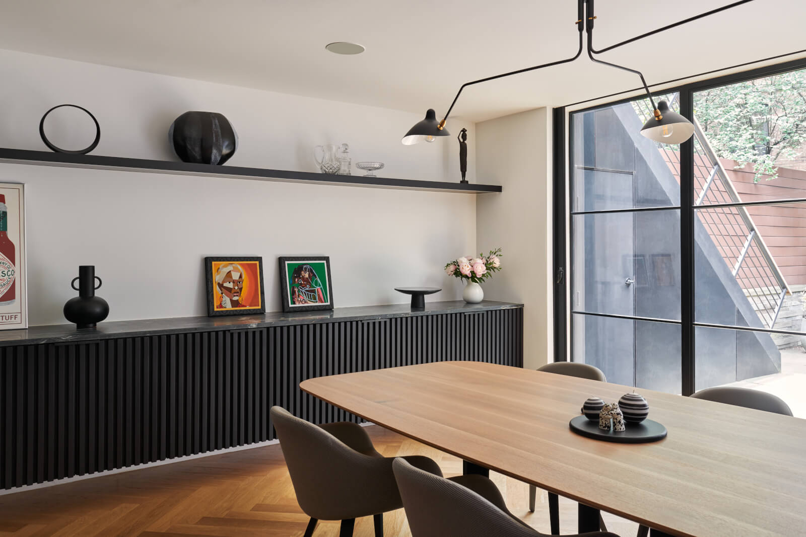 Prospect Heights Row House_dining room