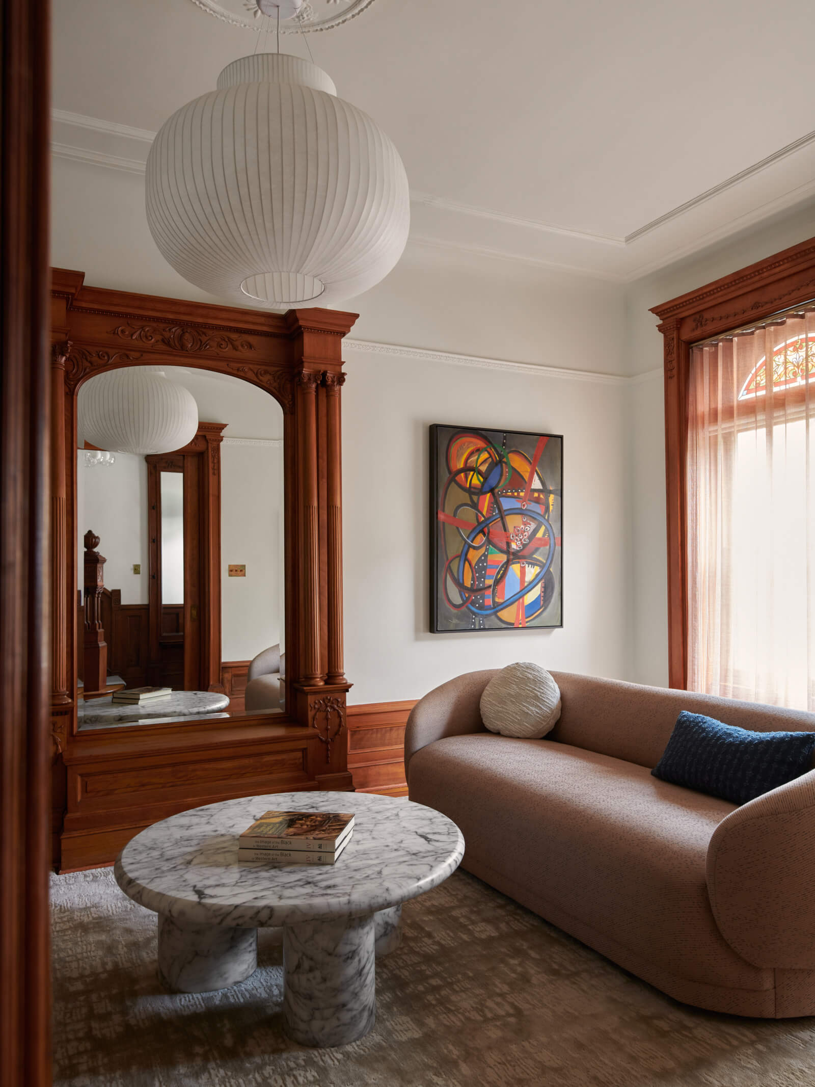 Prospect Heights Row House_living room