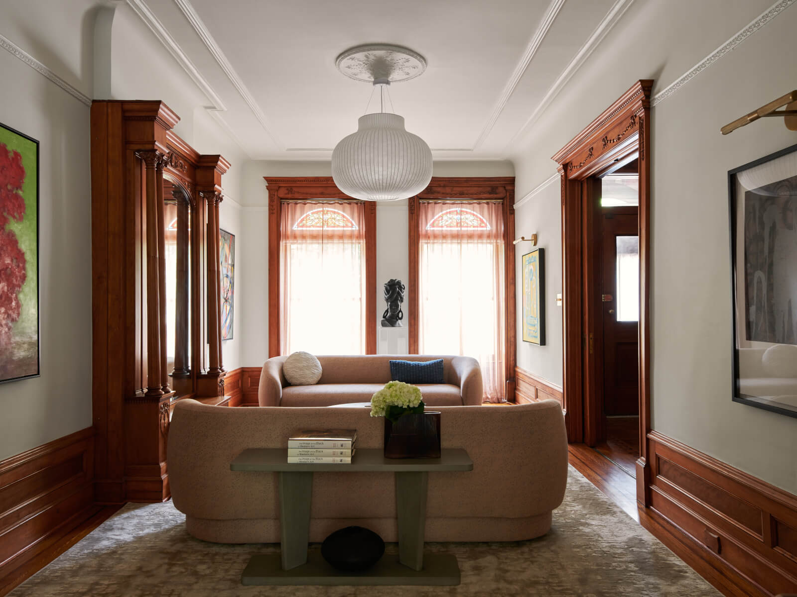 Prospect Heights Row House_living room