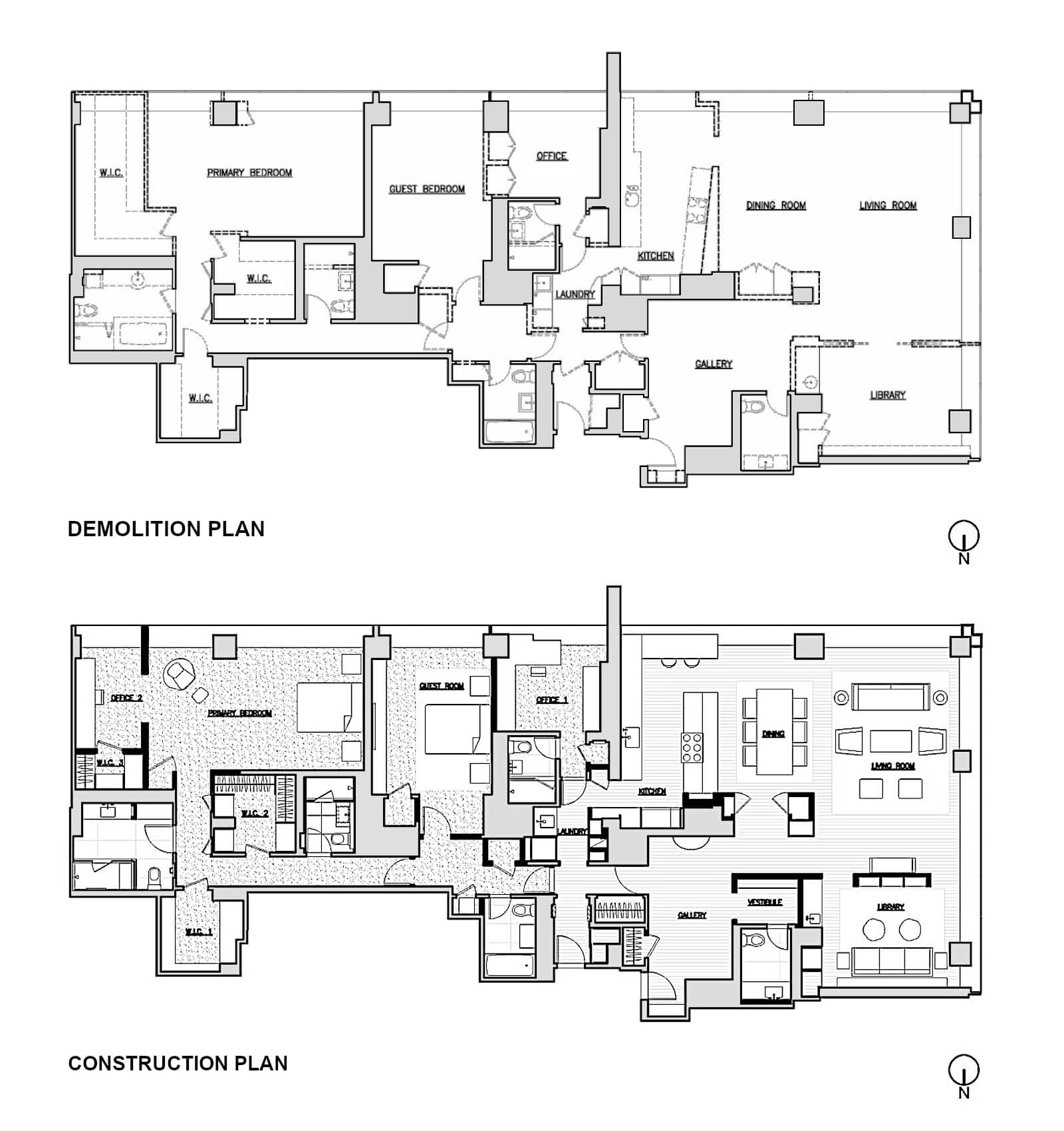 UN Plaza Apartment plans