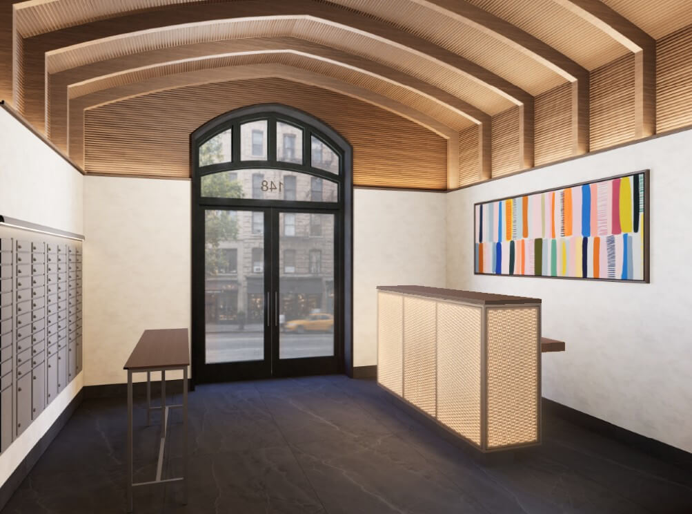 Chelsea Mews Lobby rendering